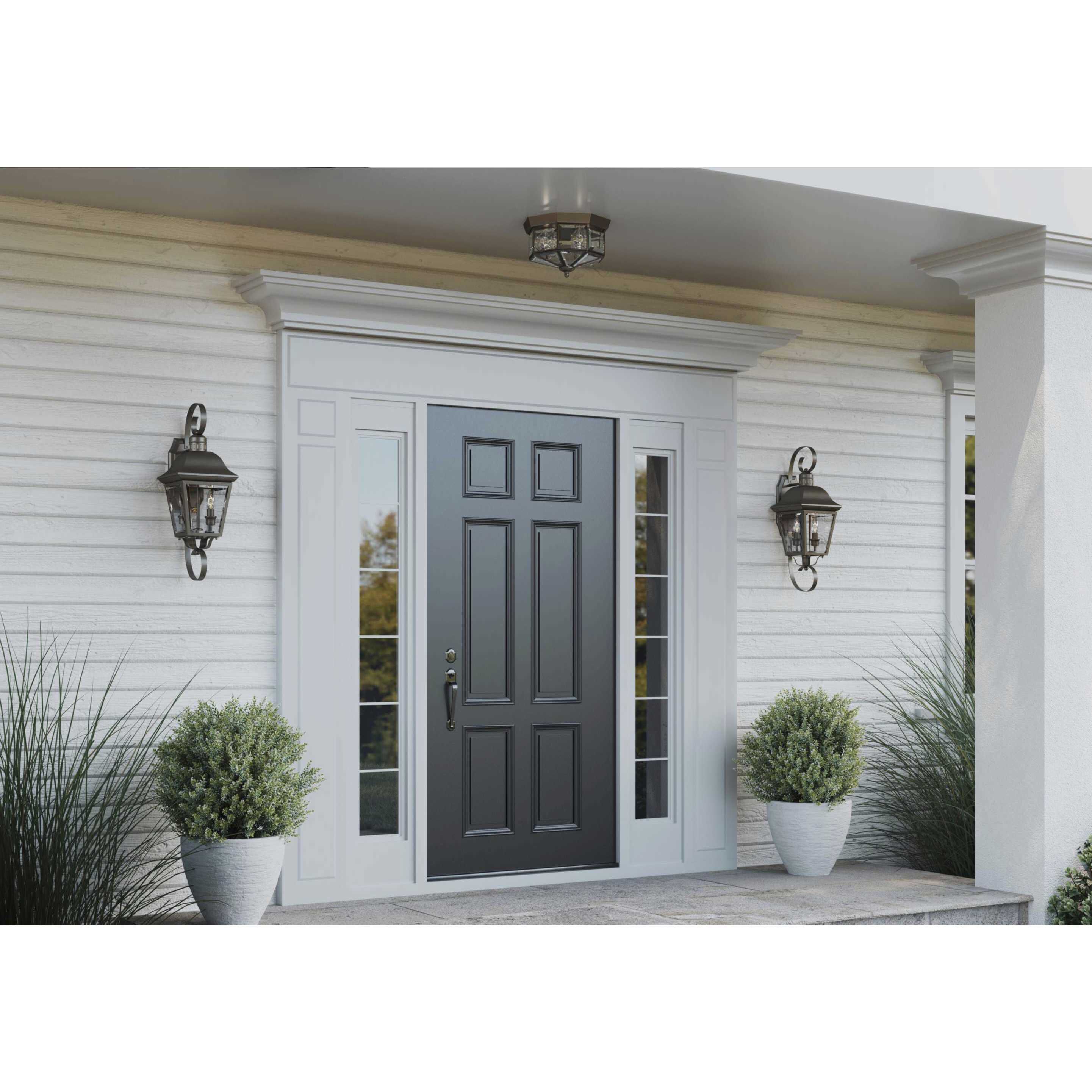 Andover 2 Light 21 inch Antique Bronze Outdoor Wall Lantern, Medium